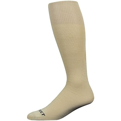 Pro Feet Polyester Multi-Sport Tube Socks, Vegas Gold, Large Cover