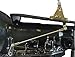Lokar Performance Products FM4L80GQB Fm Shifter Gm 4L80 Chrome 16" Bench Bend Lever Muscle Car Black Knob