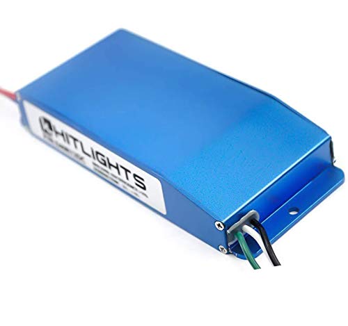 HitLights Waterproof 60 Watt Dimmable LED Driver, 12V Electronic Transformer - 110V AC - 12V DC LED. Compatible with Lutron and Leviton for LED Strip Lights, Constant Voltage LED Products