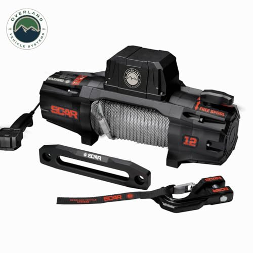 Winch Eléctrico Overland SCAR 12 12000lb Cable Acero miniatura 2
