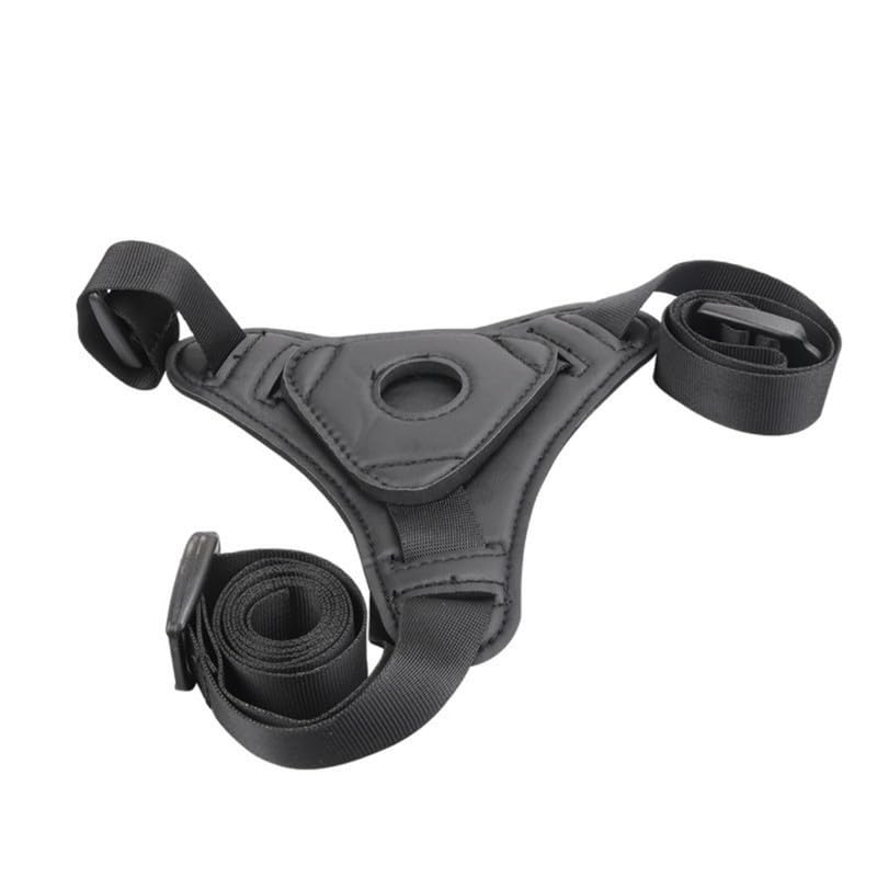 Caja De Deportes Y Fitness De Silicona Negra De Novedad, Accesorios De Dispositivo De Cuero De CinturóN Ajustable, Herramientas De Ocio Y DiversióN Para Interiores, Regalo De Pareja (TamañO M)