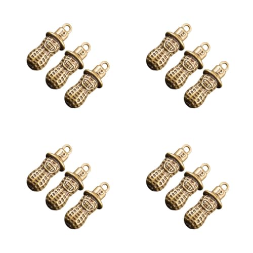 Accessoire clé chic : pendentif cacahuète laiton HOMSFOU pour DIY