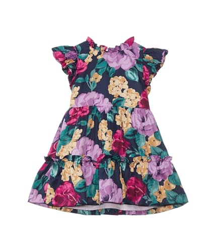 Janie and Jack Girls' Bold Floral Dress (Toddler/Little Big Kids)