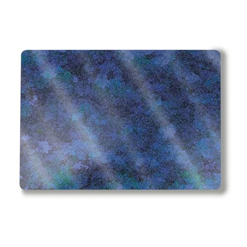 Image of Glossy Glitter Laptop Skin Compatible with Surface Laptop 7 15 inch (2024) - Blue Ice - Premium 3M Vinyl Protective Wrap Decal Cover - Easy to Apply | Crafted in The USA by MightySkins