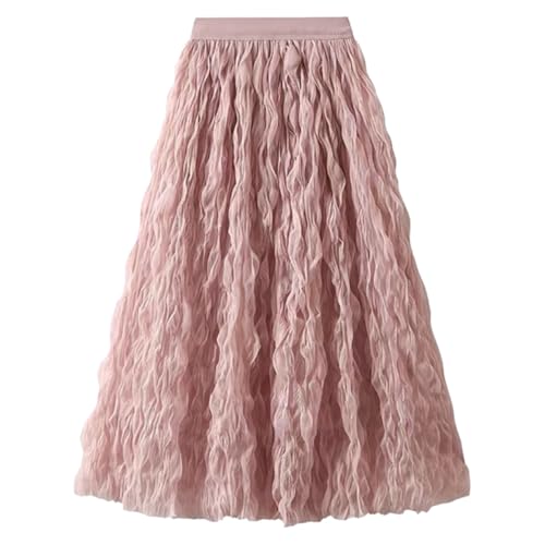 Jupe midi en tulle plissée : la légèreté romantique d'une silhouette d'été