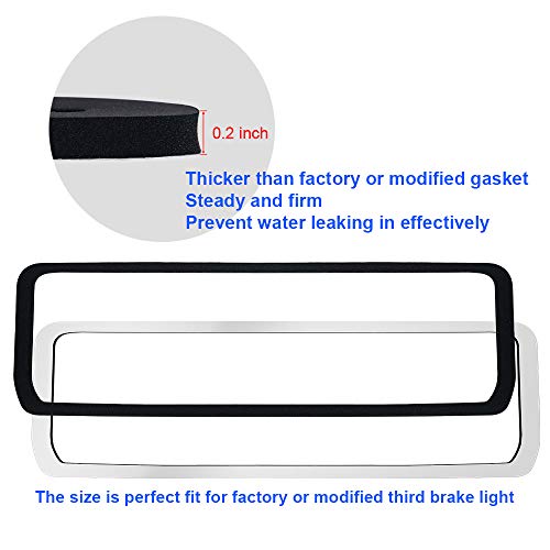 MOFORKIT 3rd Third Brake Light Seal Gasket Compatible with Ford F150 2004 to 2008, Explorer Sport Trac 2007 to 2010, Mark LT 2006 to 2008 Rear Cab High Mount Stop Lamp by MOFORKIT - Image 3