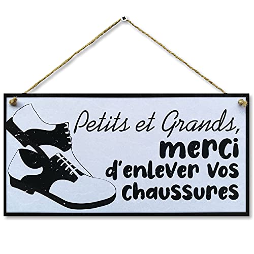 CARISPIBET Petits et grands | enseignes décoratives panneaux pour la maison décoration d'interieurs 15 x 30 cm