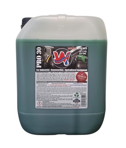 Wash Chems Pro 30 Touchless One Step Car Wash Detergent Soap - Highly Concentrated makes up to 30 gal of Cleaner No Brushing Commercial Grade - Great for Trucks RVs & Tractors.