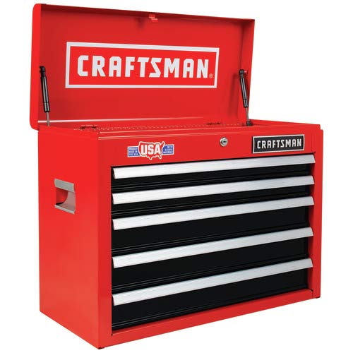 Craftsman 2000 Series 26-In W X 19.75-In H 5-Drawer Steel Tool Chest (Red) #TOP2