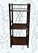 Scaffale in rattan Made in Germany, 340 g, marrone scuro