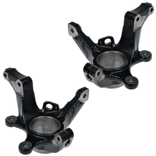 Image of Detroit Axle - 8pc Front Steering Knuckles Kit for 2005-2012 Ford Escape 2005-2011 Mazda Tribute Mercury Mariner, Steering Knuckles Wheel Bearing Hubs Sway Bars Lower Ball Joints Replacement