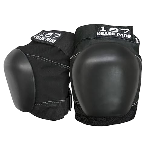 187 Killer Pads Pro Knee Pad, Black, Large