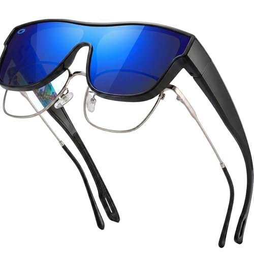 Image of Cover-Ups Black Fit Over Sunglasses - Wrap Around Sunglasses - People Who Wear Prescription Glasses in the Sun