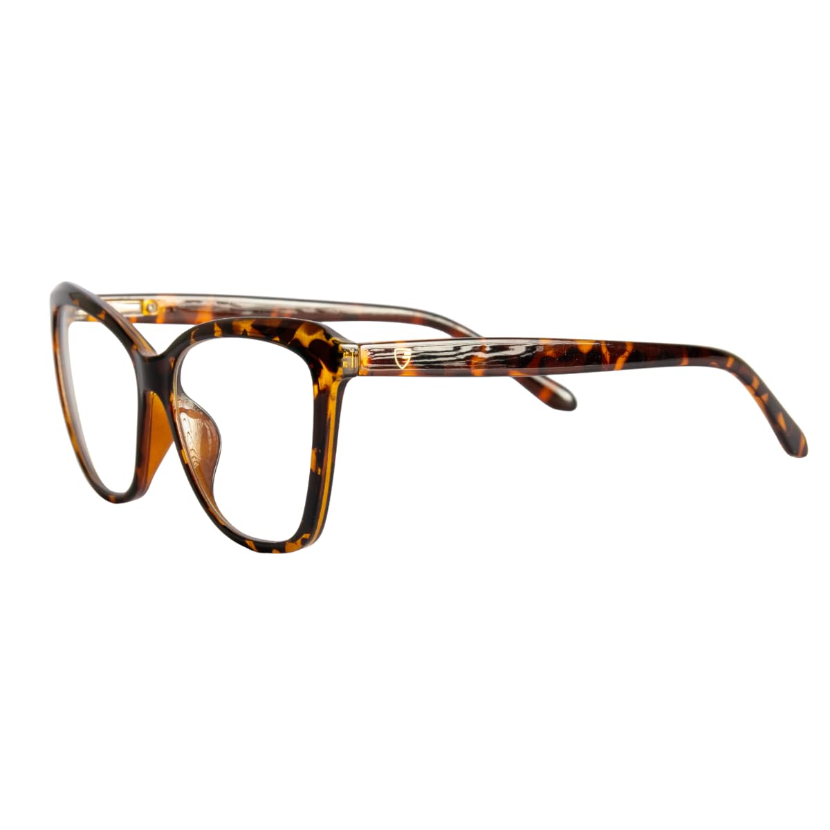 Louvre – Lunette Anti Lumiere Bleue Femme | Lunettes Œil de Chat Rétro pour Ecran Ordinateur Femme | Ecaille - Verres Clarity