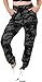 Want Clothing Women's Camouflage Cuffed Double Pocket Cargo Combat Trousers Khaki - Grey - Stone Camo 8 10 12 14 (UK, Alpha, S, M, Regular, Regular, Grey)