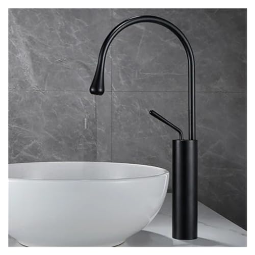 Robinet de salle de bains en or brossé anti-calcaire pour vasque propre