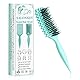 Lockenbürste für Locken, sanftes Entwirren & Styling ohne Ziepen, ergonomischer Griff, antistatisch, geeignet für Damen, Herren & Kinder, auch als haarbürste (Grün)
