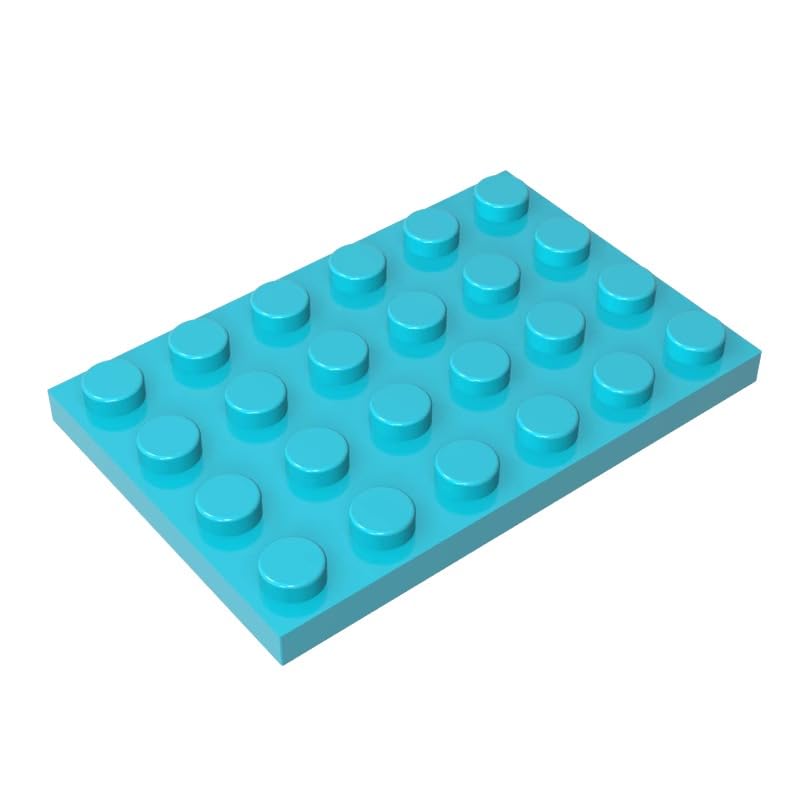XYEIUGO GDS-520 3032 Foundation Plate 4x6, Medium Azure, 10 PCS