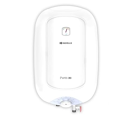 HAVELLS PURO EX 10L STORAGE WATER HEATER WHITE BLUE