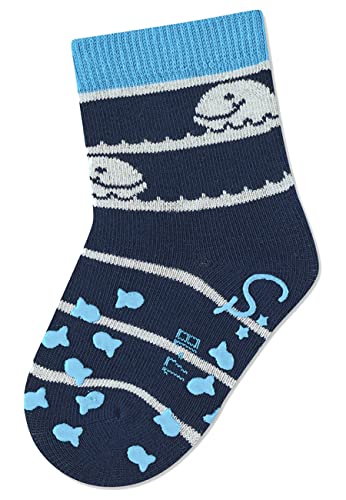 Baby Boys' Crawling Socks, Double Pack Whale, ABS Socks2