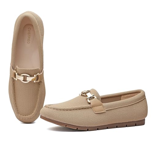 Image of Cvistpieo Loafers for Women Business Casual Shoes Comfortable & Lightweight Penny Loafers Slip On Work Flats