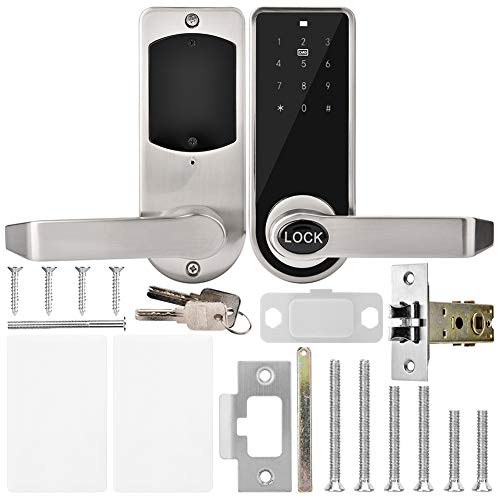 Preisvergleich Produktbild Intelligentes Türschloss, elektronisches BT-App / Karten- / Schlüssel-Touch-Passwort-Sicherheits... schlüsselloser Sicherheitszugang für Office Home Apartment Hotel Etc