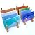 LITMIND 8 Pcs Stained Glass Sheets Variety Pack, 4 x 6 inch Iridescent Glass Sheets for Beginners, Mosaic Tiles for Crafts, Art Glass Pack (Opaque/Iridescent)