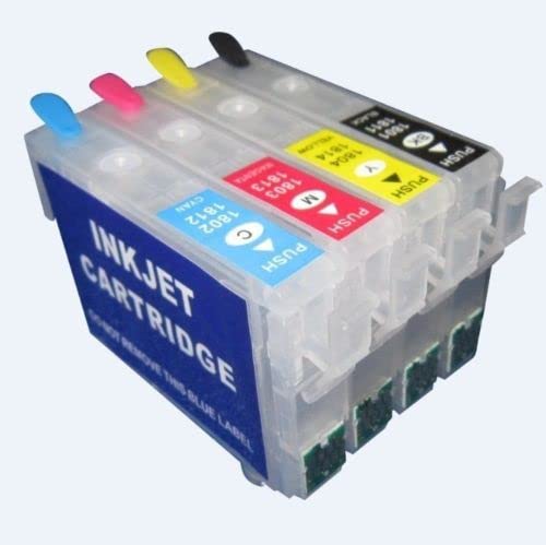 Conversion Pigment, Dye, Sublimation Ink Cartridges Empty Ink Cartridge With Single-Use Chip For Epson 212Xl 212 Xl Fit For Xp-4100 4105 Wf-2830 Wf-2850 Printer Dtf Printing #TOP3