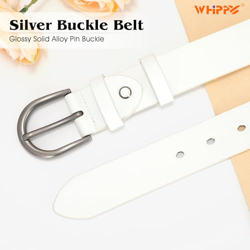 WHIPPY Women Leather Belt for Jeans Pants Dresses Fashion Ladies Western Leather Belt3