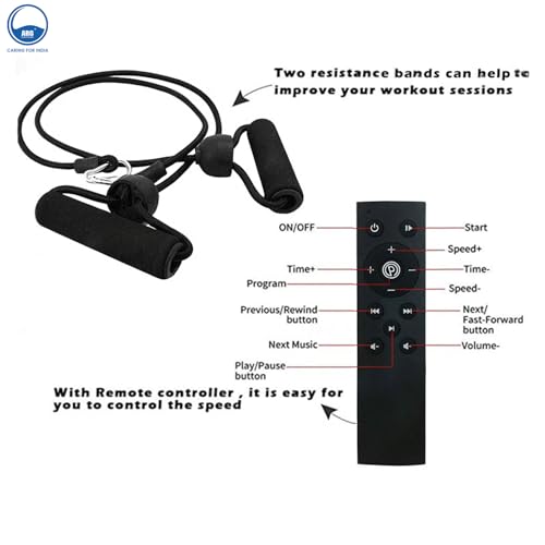 Image of ARG Healthcare Full Body Vibration Power Plate Mini Crazy Fit Machine for Weight Loss, Full Body Exercise, Improve Fitness & Flexibility, Tone Muscles, Calorie Burning, Display Control Panel