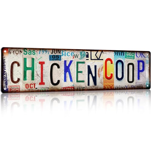 Funny Chicken Gifts Coop Accessories for Chicken Lovers Rooster Room Decor