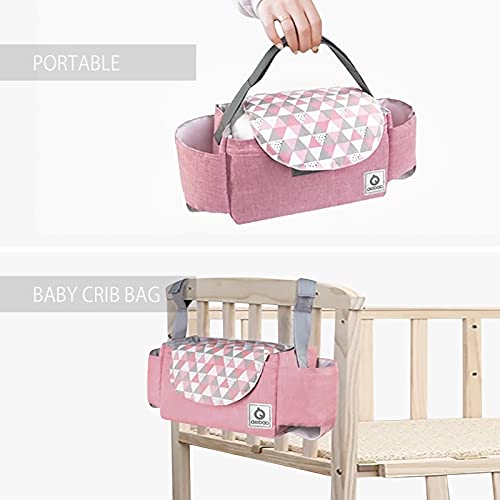 Sac de rangement poussette SONARIN bleu pour organiser biberons et clés - 7