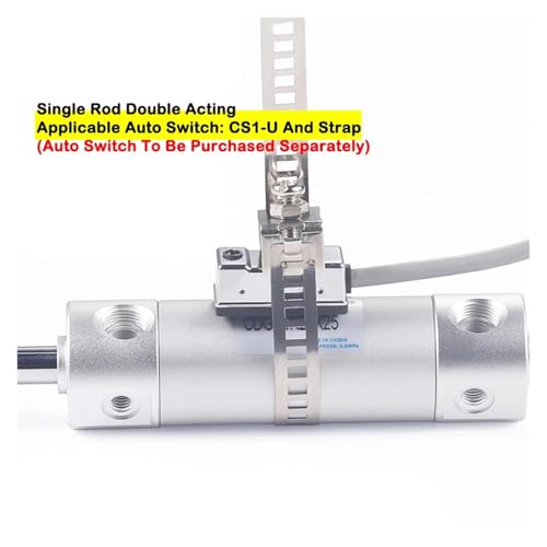 Mini cylindre pneumatique CDG1BN 32mm course 200 manipulateur - 6