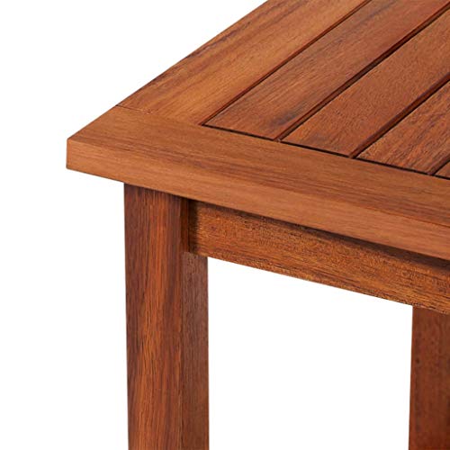 Table d'appoint en bois d'acacia massif pour optimiser vos petits espaces de salon - 5