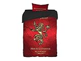 Juego de ropa de cama inspirado en Juego de Tronos, House Lannister Bedding King, Queen tamaño...