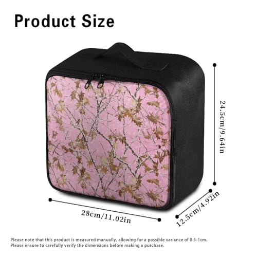 Image of Gomyblomy Pink Hunting Camo First Aid Kit Empty First Aid Kit Bag for Cars Home Travel Hiking Camping Emergency Kit Portable Medical Supplies Medicine Bag Storage Pouch Medium