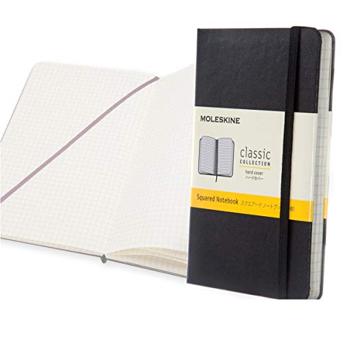 【MOLESKINE モレスキン】 名入れ クラシックノートブック ハードカバー ポケットサイズ スクエアード(方眼) 黒のサムネイル