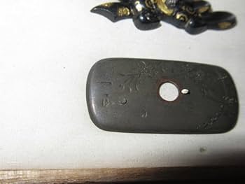 Amazon.co.jp: □ 1860年頃(江戸後期)□金工 中川一匠 刀装具 表