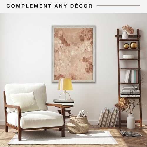 MCS Studio Gallery 20x27 Poster Frame Gray Woodgrain, Vertical & Horizontal Wall Hanging Large Picture Frame for Photos, Posters & Art Prints (1-Pack)