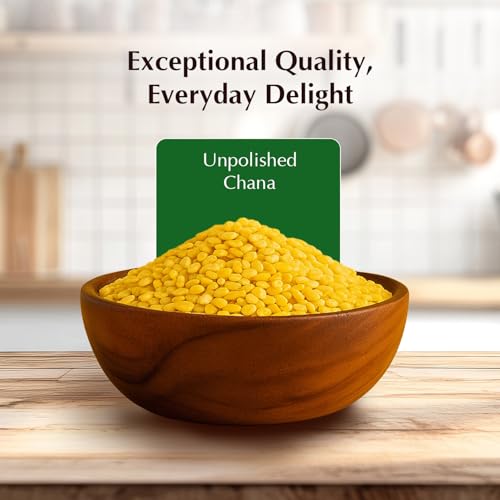 Image of Amazon Brand - Vedaka Unpolished Yellow Moong Dal | 2 Kg | Popular Yellow Moong Dal | Naturally Rich In Protein | Naturally Cholesterol-Free