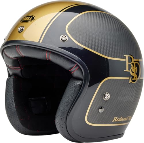 BELL CASCO CUSTOM500 ROLAND SANDS THE PLAYER MATTE/GLOSS NERO/ORO S ECE6