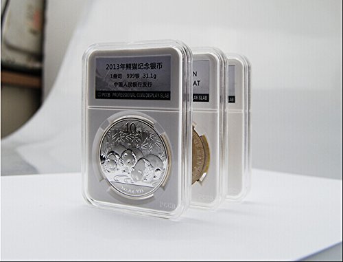 Caja de almacenamiento acrílica para monedas 29.5-40mm miniatura 3