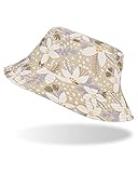 Farbecht: bedruckt Muster, danke für die hervorragende Drucktechnologie ist die Farbechtheit Level 4, nicht verfärben, Nach mehrmals Waschen sieht die Sommerhut für Frauen immer wie neu aus