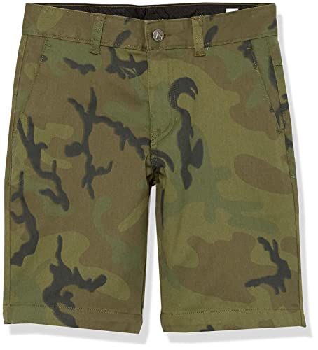 Short de skate Volcom vert pour les vacances d'été et sorties outdoor