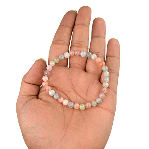 Image of Reiki Crystal Products Natural Crystal Stone Bracelet 6 mm Round Beads for Men & Women | Gemstone Jewellery Bracelet | Reiki Charged | Multiple Stone Variants Available
