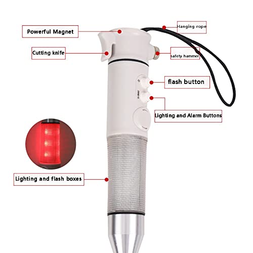 Na Smart Blind Cane Multi-Function Sound And Light Electronic Blind Crutches Alarm With Magnet Crutches/Foldable Telescopic Intelligent Cane(Color:b) #TOP5