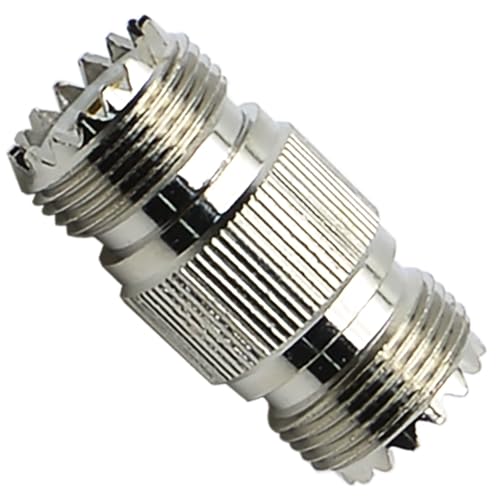 Adaptador UHF PL259 hembra a hembra para cable coaxial miniatura 3