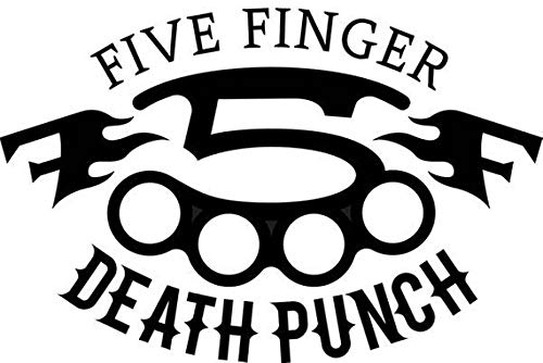 Amazon.com: Five Finger Death Punch Rock Band - Vinyl 6 Inches (Color: Black) Decal Laptop Tablet Skateboard Car Windows Sticker