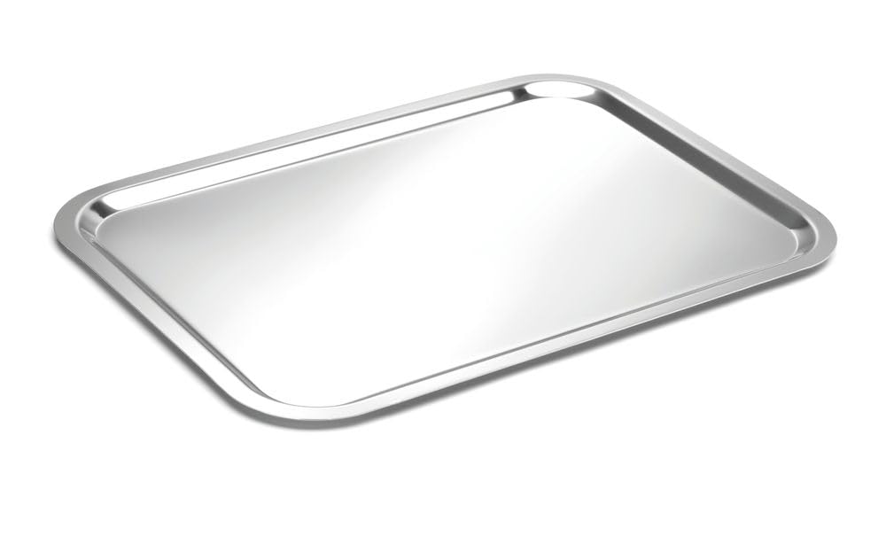 HENDI Vetrina espositiva refrigerata, Display per Buffet, set espositore di raffreddamento con vassoio, coperchio trasparente ed 2 elementi refrigeranti, 430x290x(H)150mm, polistirolo, Inox
