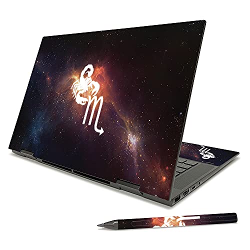 MightySkins Skin Compatible with HP Envy x360 15" (2021) - Scorpio | Protective, Durable, and Unique Vinyl Decal wrap Cover | Easy to Apply, Remove, and Change Styles | Made in The USA